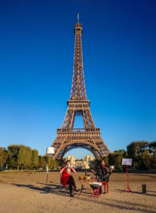 El amor de una pareja en París