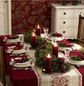 Cómo decorar tu centro de mesa en Navidad